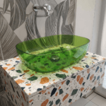 Squoval Resin Vessel Basin in Colour | Electric Joy Edit