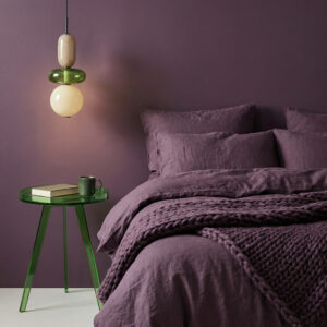 Form & Field Moss Static Acrylic Bedside Table