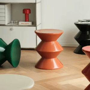 Form & Field Sculptural Bedside Table