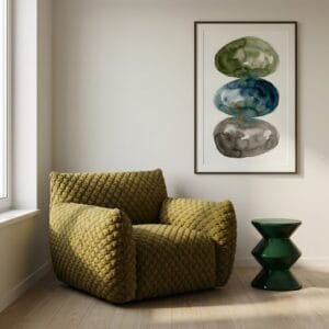 Moss Cairn - Framed Art Print NZ  | Lifted+