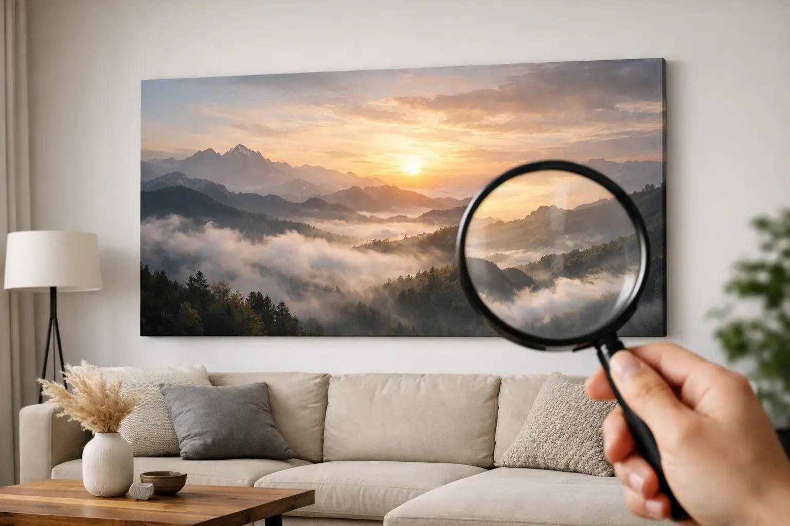 Review of Oversized Canvas Wall Art Quality