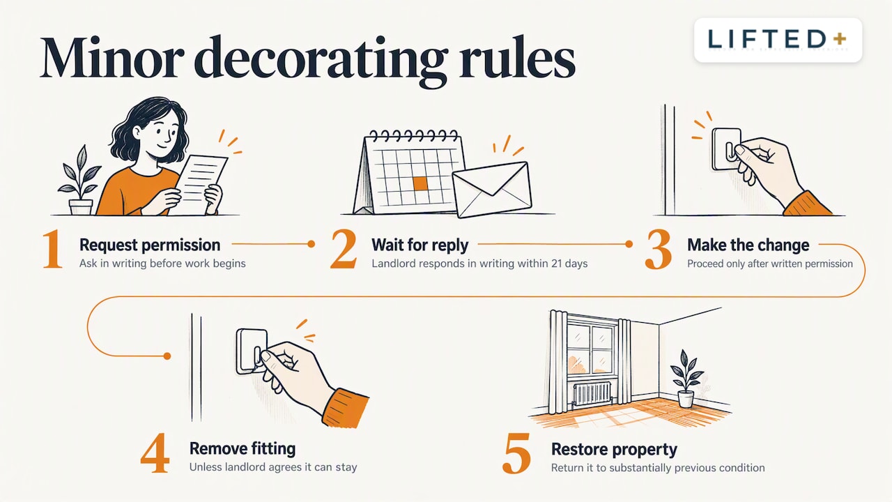 Landlord Friendly Wall Decor for NZ Renters 2 What New Zealand tenancy rules say about decorating — overview diagram